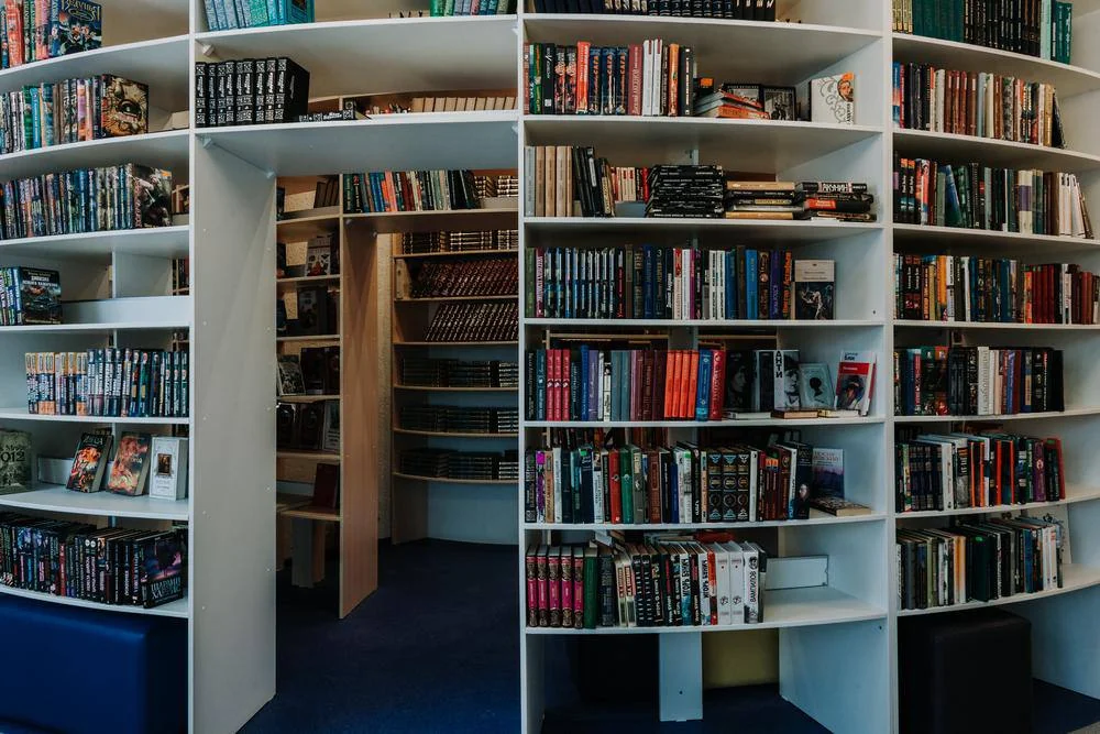 Visual for this record: A bookstore opened online with a catalogue no shelf could hold