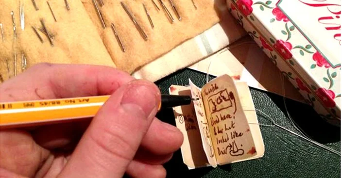 Visual for this record: The Brontës made toy-soldier-sized books too small for adults