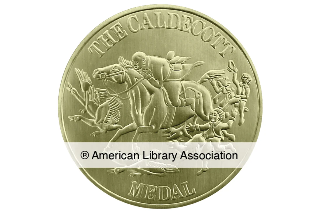 Visual published with the cited source for this record: A second children's medal was created to honor pictures alone