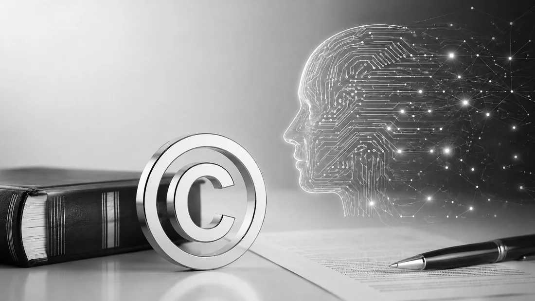 Visual for this record: A copyright report left AI authorship a case-by-case question