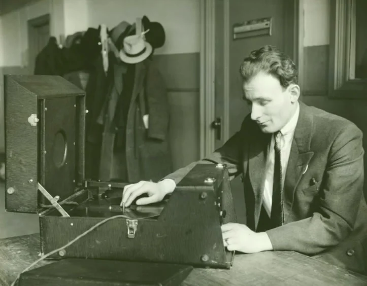 Visual for this record: A talking-book standard began with six libraries for blind readers