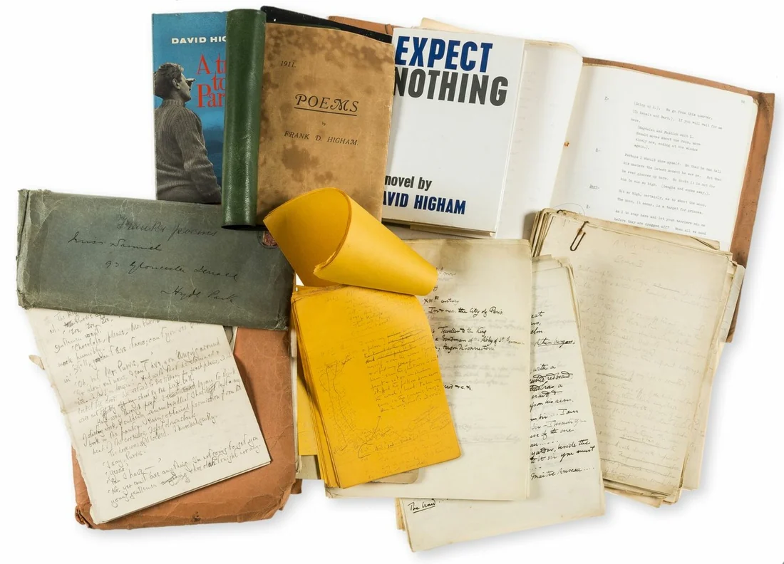 Visual published with the cited source for this record: A poet's own gifts built an archive years before his estate did
