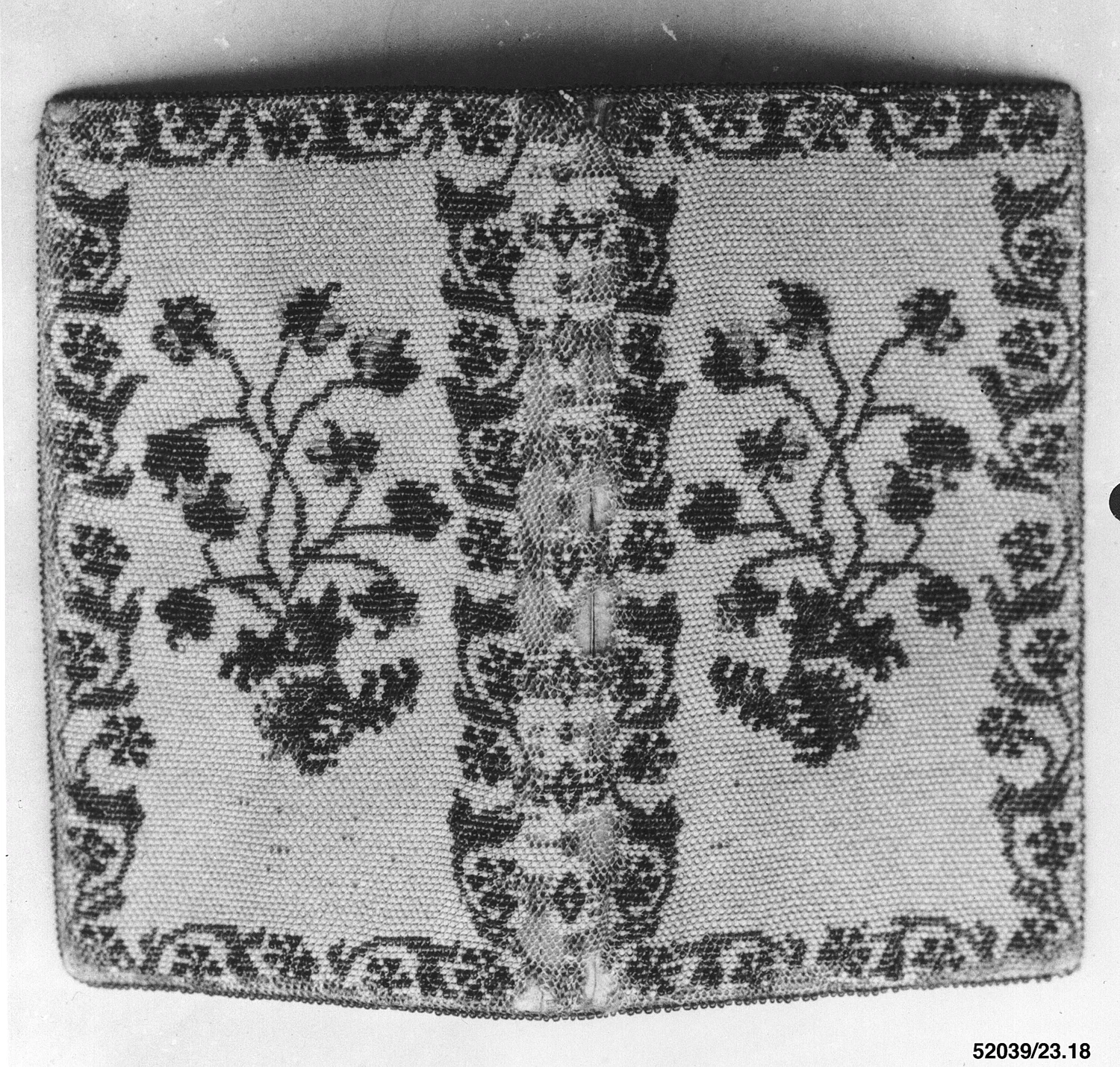 French embroidered bookbinding dated 1776, held by The Metropolitan Museum of Art